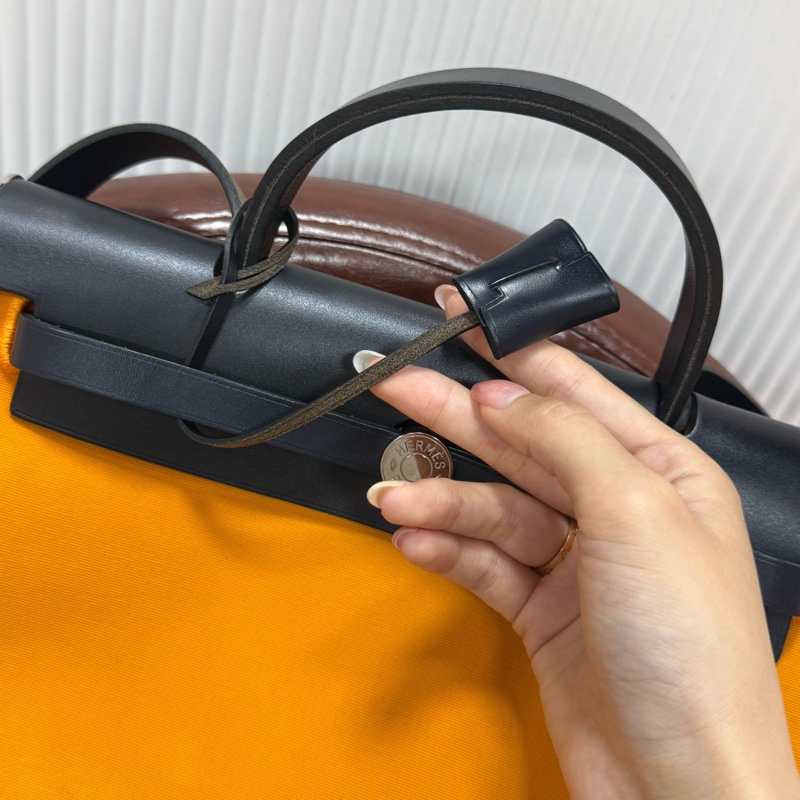 HERMES 🐎愛馬仕 Herbag 31 手提單肩斜挎托特包 愛馬仕橙 A刻 極品成色-5