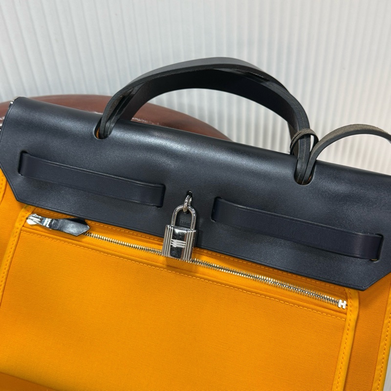 HERMES 🐎愛馬仕 Herbag 31 手提單肩斜挎托特包 愛馬仕橙 A刻 極品成色-7