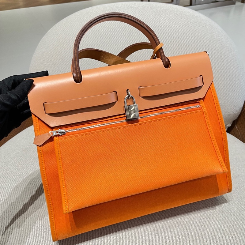 Hermes愛馬仕 herbag31單肩包有鎖有鑰匙 框O-2