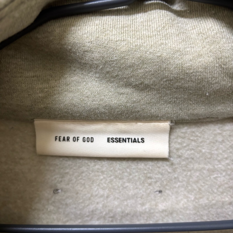 Fear of Gos Essentials Modern Fleece Track Jacket Heather Stone-3
