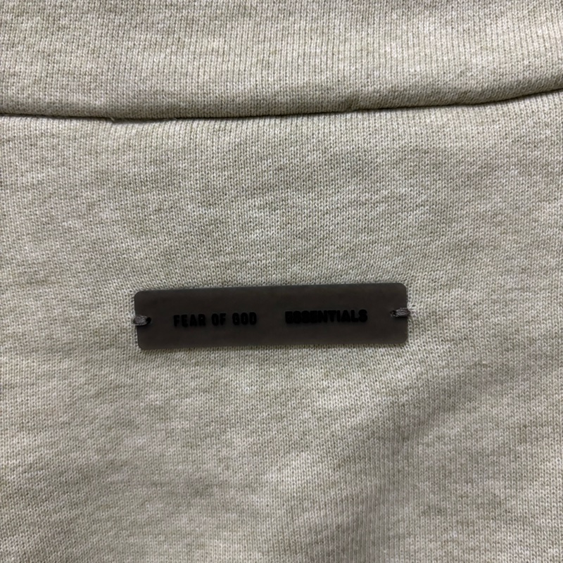 Fear of Gos Essentials Modern Fleece Track Jacket Heather Stone-5