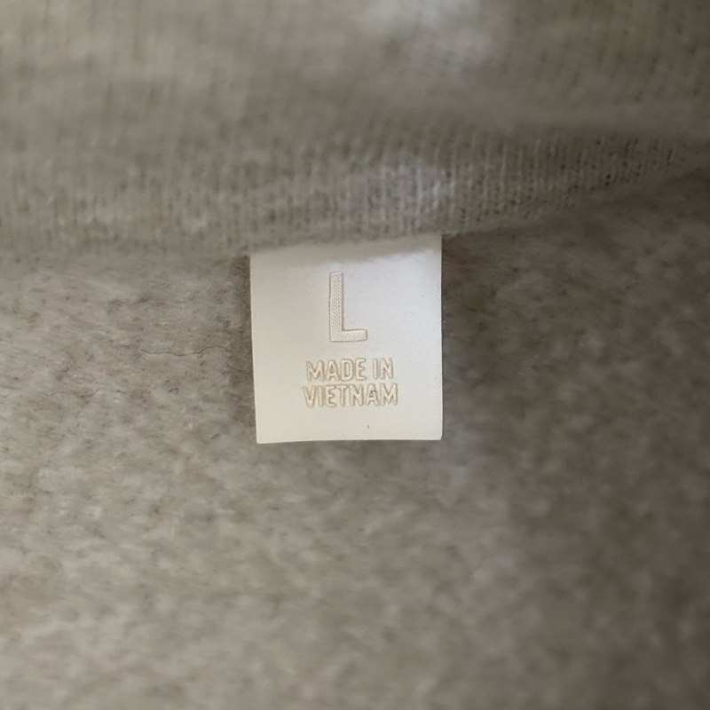 Fear of Gos Essentials Modern Fleece Track Jacket Heather Stone-11