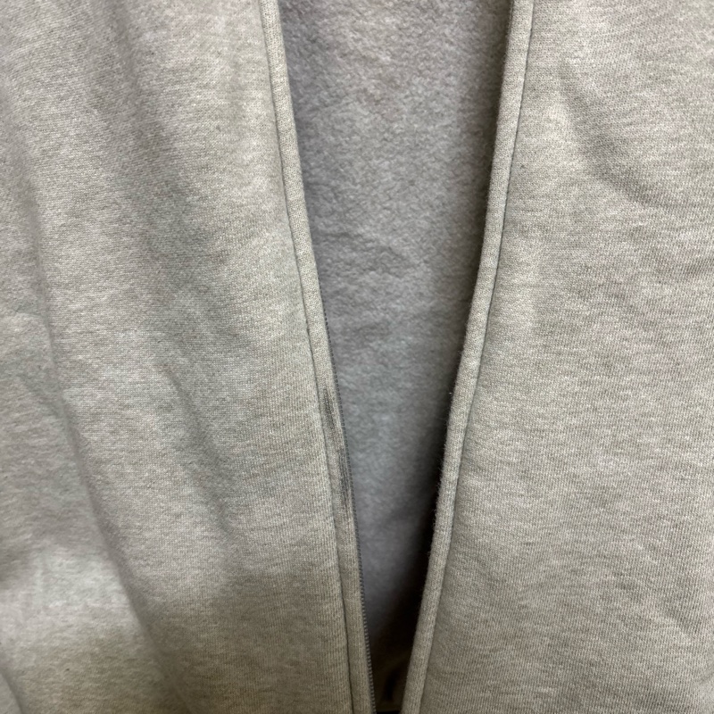 Fear of Gos Essentials Modern Fleece Track Jacket Heather Stone-14