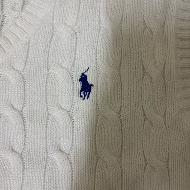 Polo Ralph Lauren 麻花針織純棉毛衣背心-2