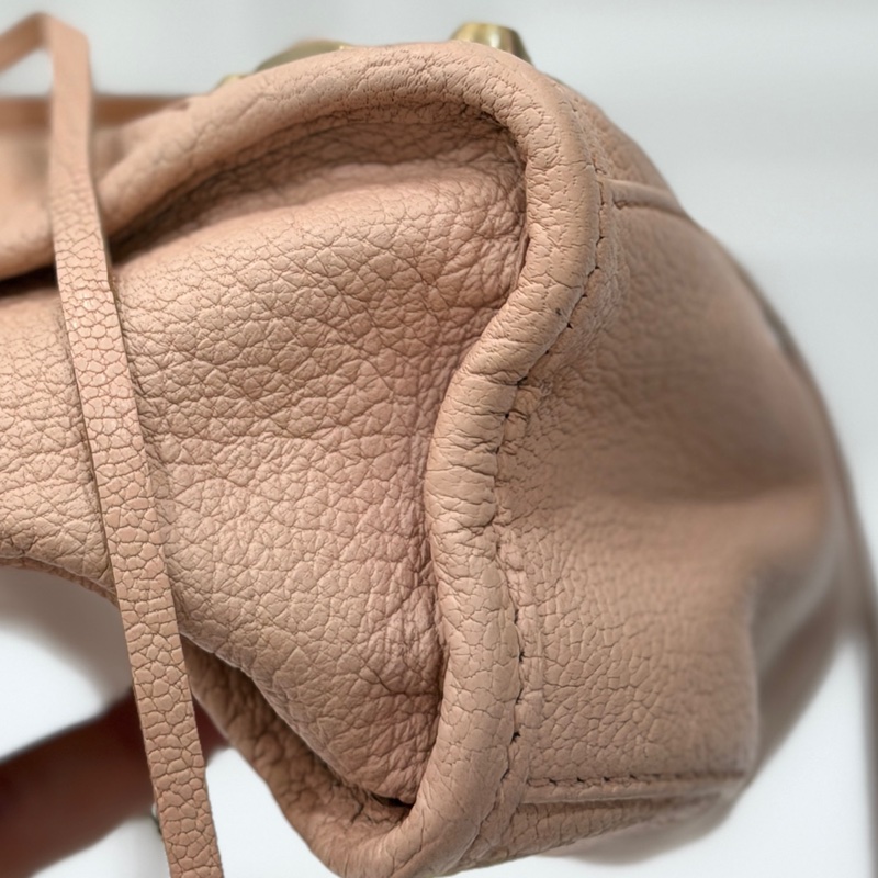 BALENCIAGA 巴黎世家 mini City 粉膚 裸粉 機車包 斜背包 肩背包 側背包 手提包-33
