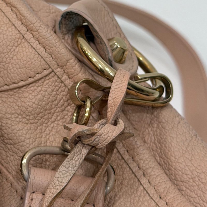 BALENCIAGA 巴黎世家 mini City 粉膚 裸粉 機車包 斜背包 肩背包 側背包 手提包-38