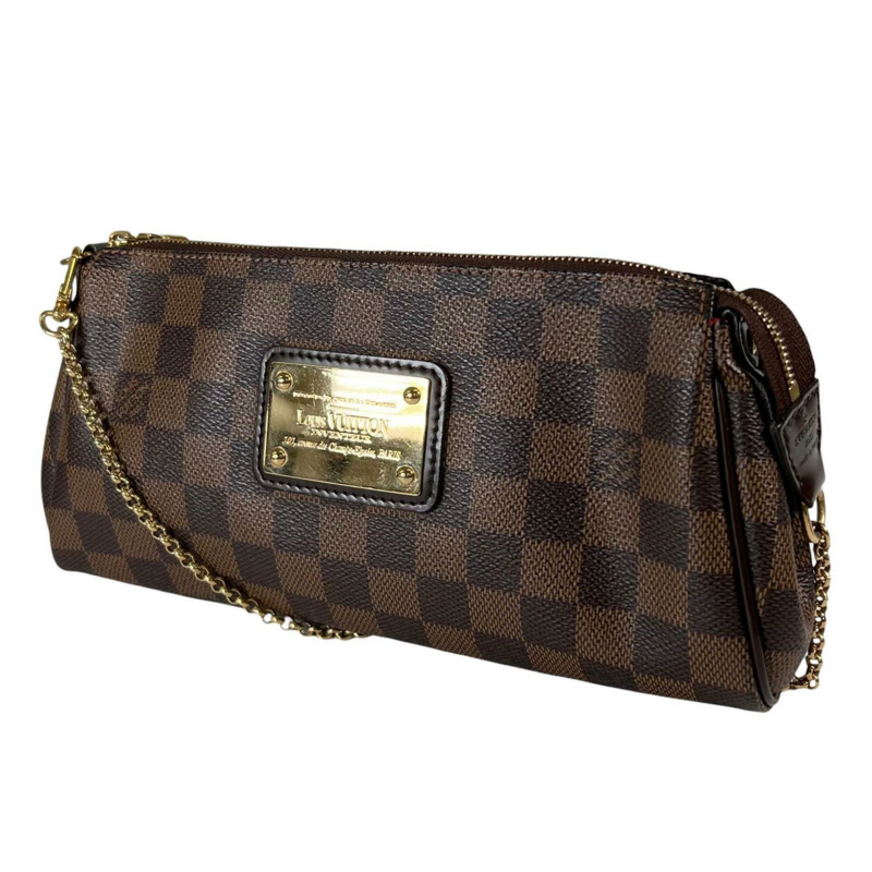 路易威登 Eva N55213 手拿包,Damier 帆布,棕色,女士-1