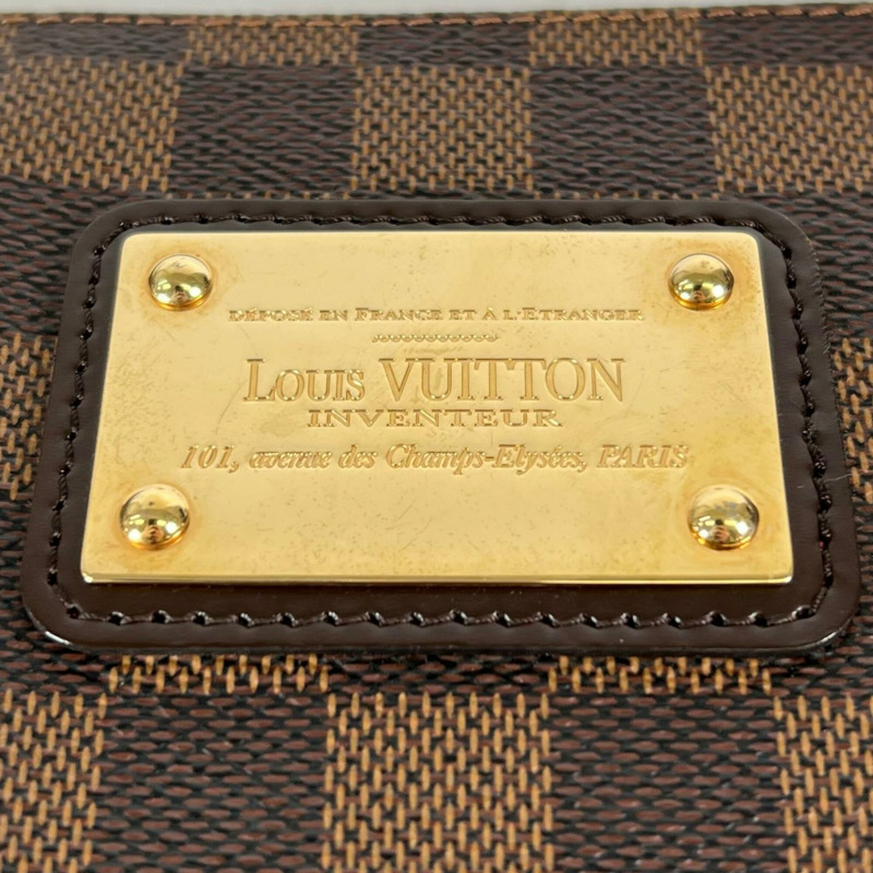 路易威登 Eva N55213 手拿包,Damier 帆布,棕色,女士-10