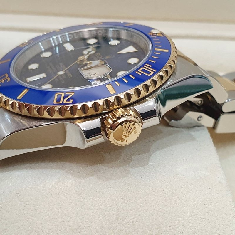 【大眾名錶】 Rolex 勞力士 116613LB Submariner潛航者 半金藍水鬼 2017 大眾名錶B1334-5