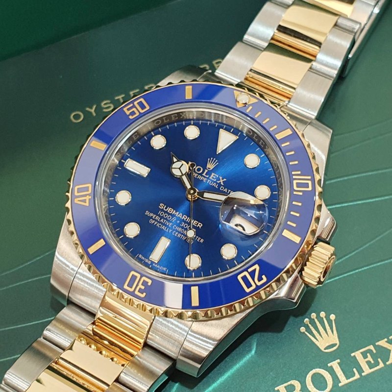 【大眾名錶】 Rolex 勞力士 116613LB Submariner潛航者 半金藍水鬼 2017 大眾名錶B1334-8