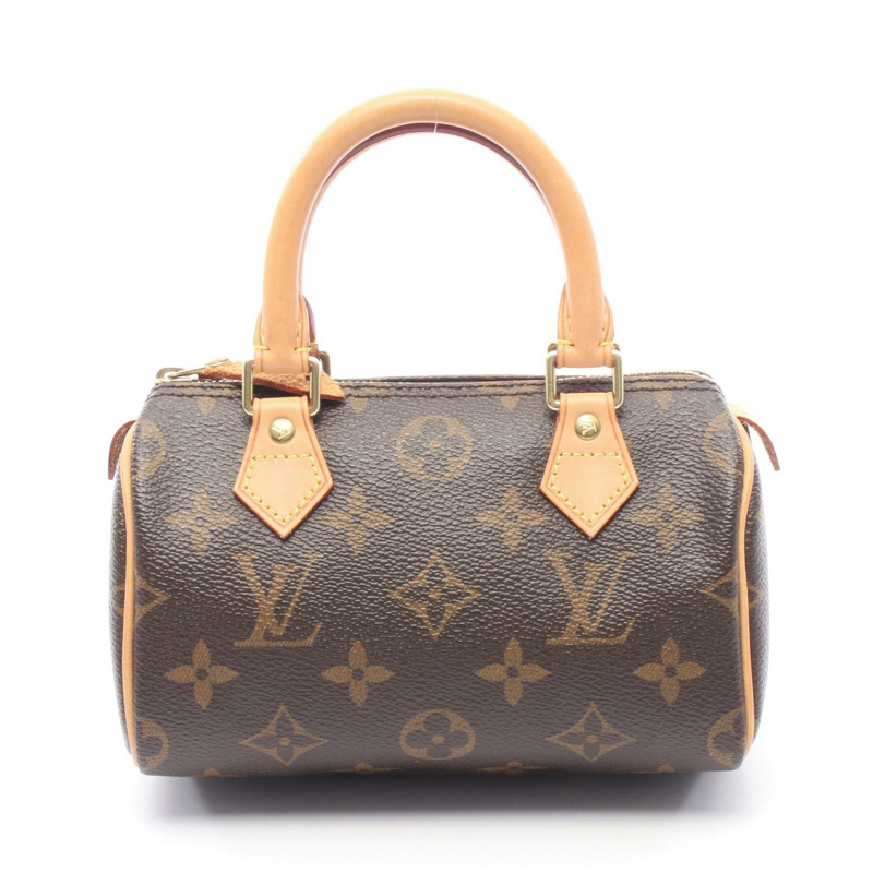 路易威登迷你 Speedy 手提包 M41534 Monogram 帆布皮革棕色二手 LV-0