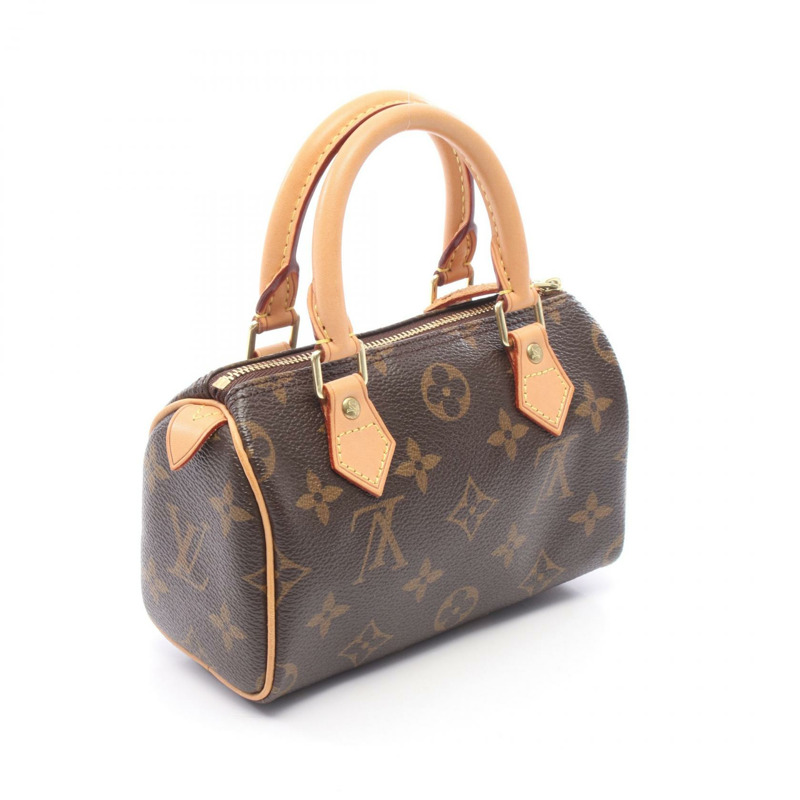 路易威登迷你 Speedy 手提包 M41534 Monogram 帆布皮革棕色二手 LV-1