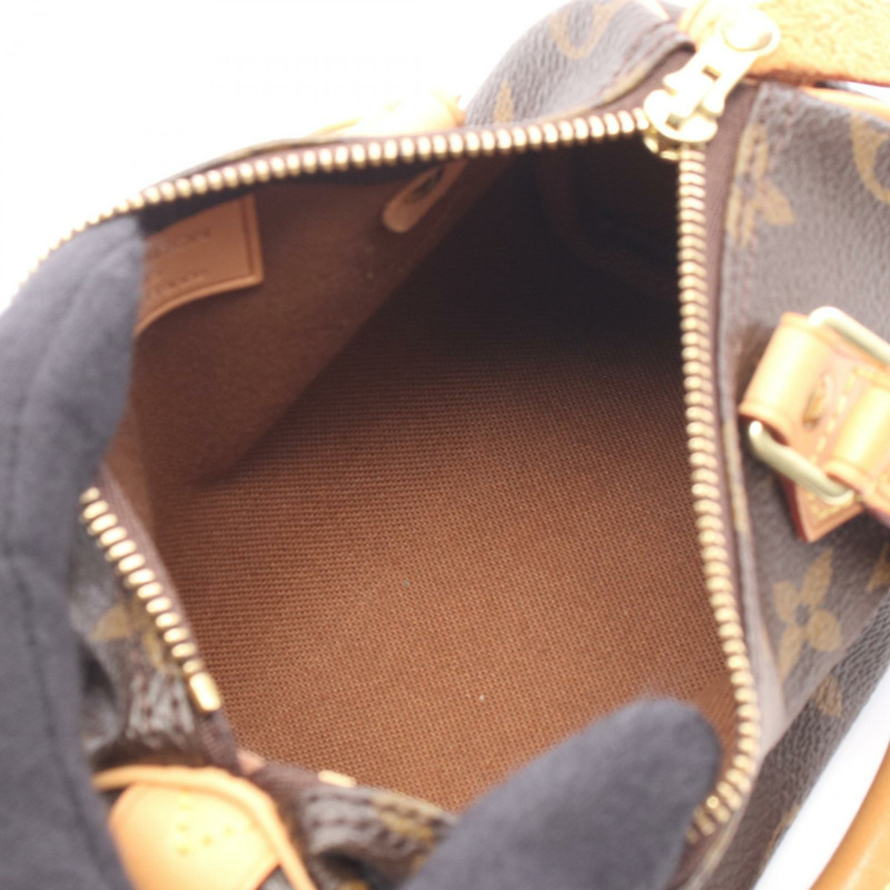 路易威登迷你 Speedy 手提包 M41534 Monogram 帆布皮革棕色二手 LV-2