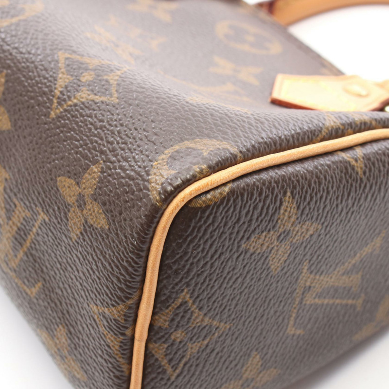 路易威登迷你 Speedy 手提包 M41534 Monogram 帆布皮革棕色二手 LV-6