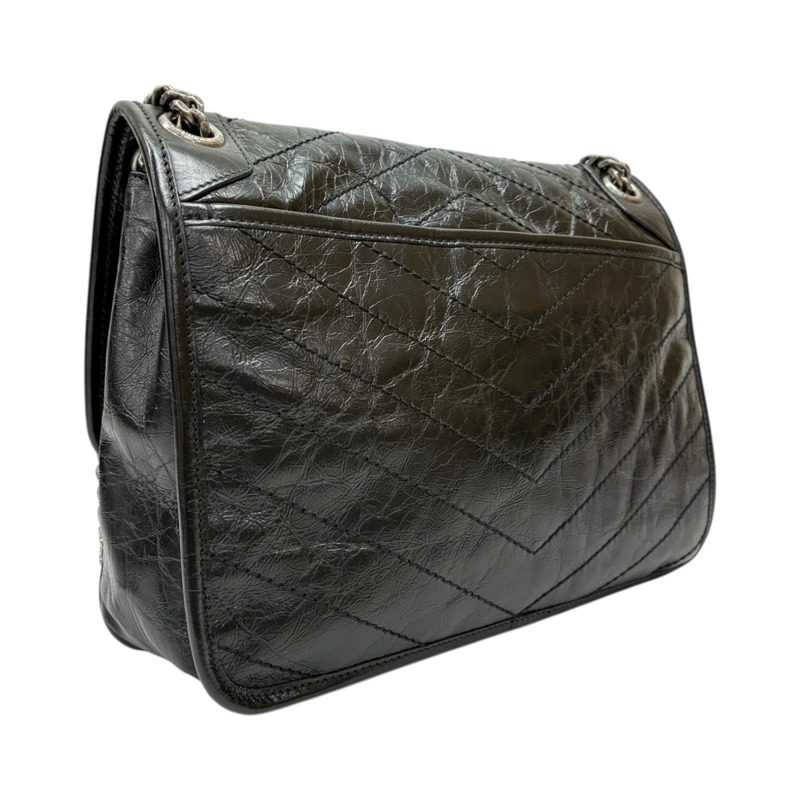黑色 牛皮 NIKI 肩背包【SAINT LAURENT YSL 聖羅蘭】 633158-1