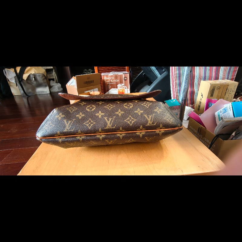 【Vintage經典】Louis Vuitton LV M51256 Monogram 經典老花大王菲包 / 翻蓋斜背包(Musette)-12