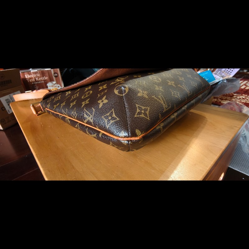【Vintage經典】Louis Vuitton LV M51256 Monogram 經典老花大王菲包 / 翻蓋斜背包(Musette)-13