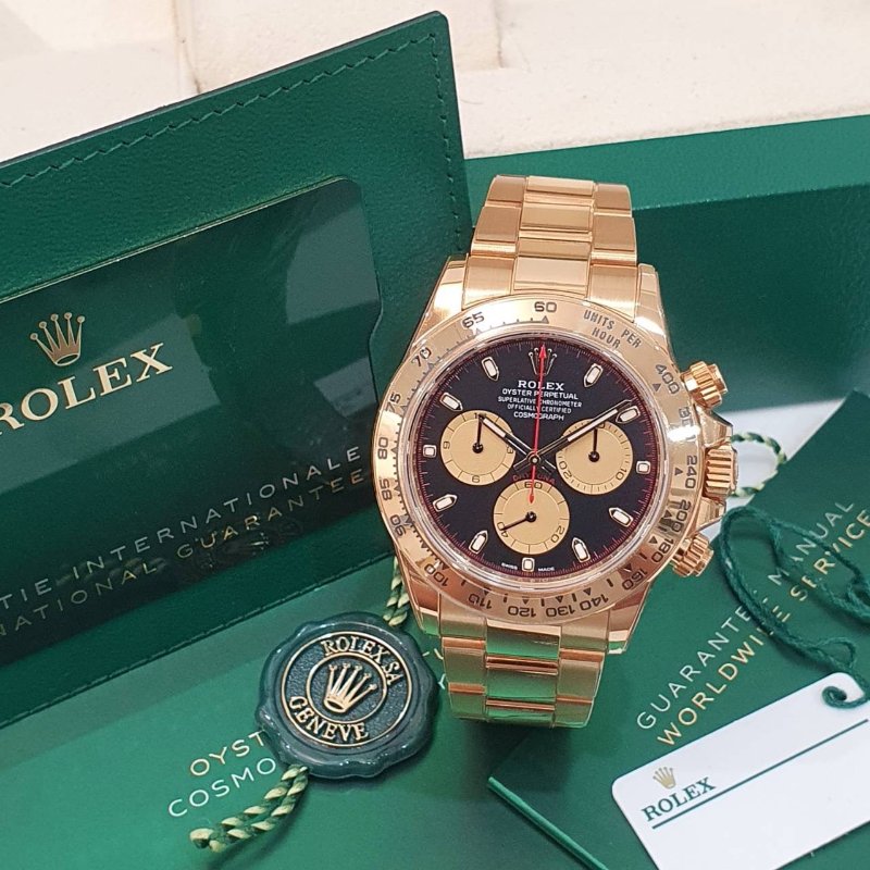 【大眾名錶】ROLEX勞力士116508 Daytona 2023/08全配 18K金 全金保羅 保羅紐曼面盤 絕版紅針 大眾名錶B1337-1
