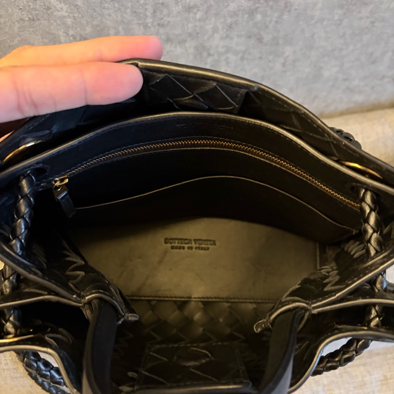 🖤✨【Bottega Veneta Andiamo Small|黑金】✨-13
