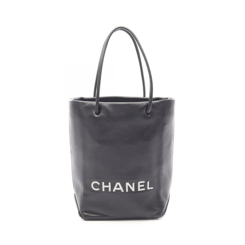 香奈兒 Essential Tote PM 水桶包 A46880 黑色皮革 SHW 二手 女士 CC