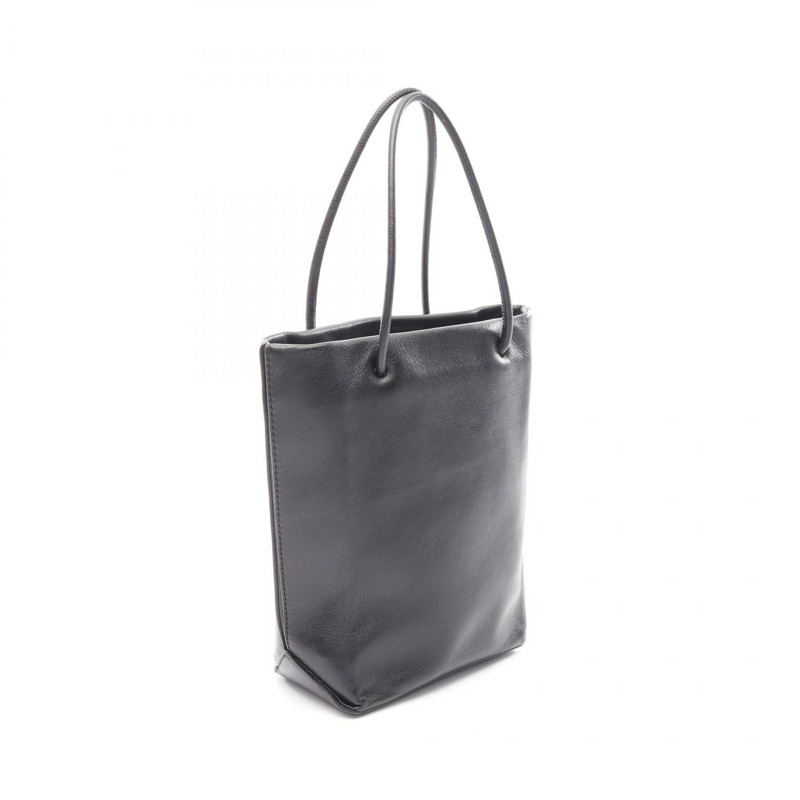 香奈兒 Essential Tote PM 水桶包 A46880 黑色皮革 SHW 二手 女士 CC-1