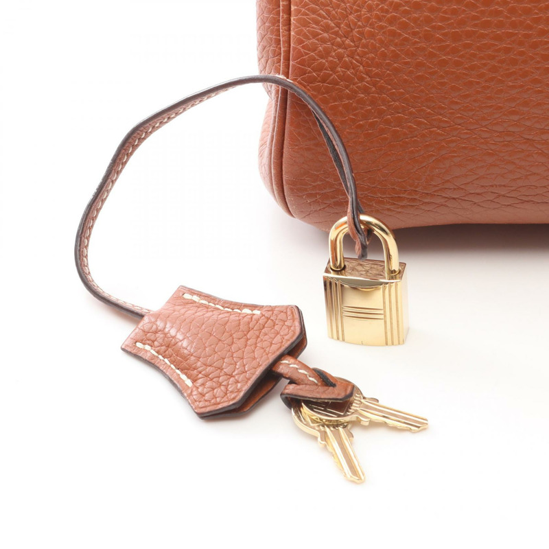 愛馬仕 Birkin 30 手提包 I Taurillon Clemence 金色二手女士 GHW-5