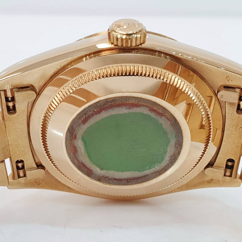 【大眾名錶】ROLEX勞力士18238 Day-Date 18K金蠔式 金色十鑽面盤 星期顯示 大眾名錶B1338-7