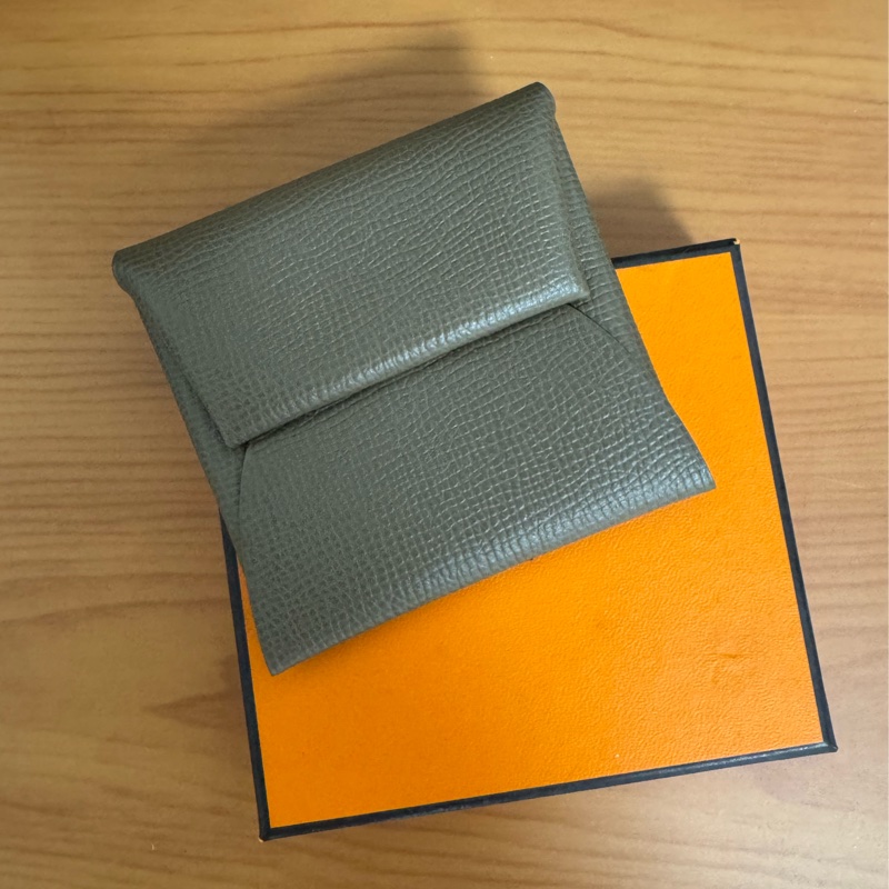全新 |Hermès Bastia 大象灰 零錢包 / 卡包|附盒-0