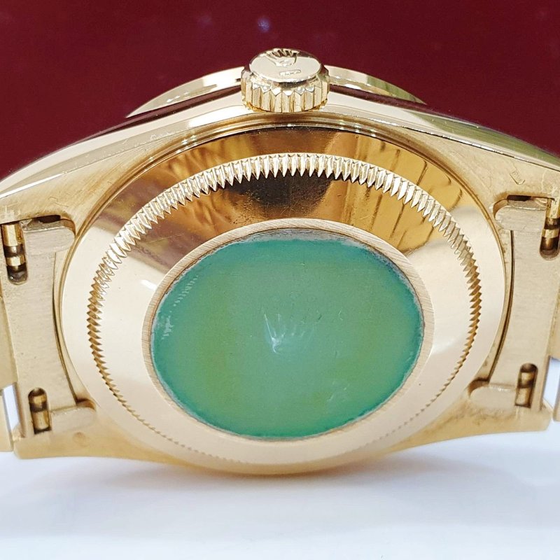 【大眾名錶】ROLEX勞力士18388 18K蠔式 頂奢稀有款 原廠鑽圈/鑽腳 原廠鑽帶8485 大眾名錶B1340-5