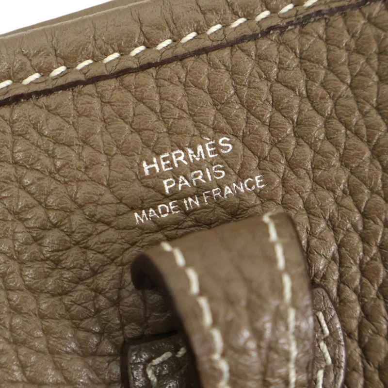大象灰色 TC牛皮 Evelyne 16 肩背包 Y刻【HERMES 愛馬仕】 H069426CK-3