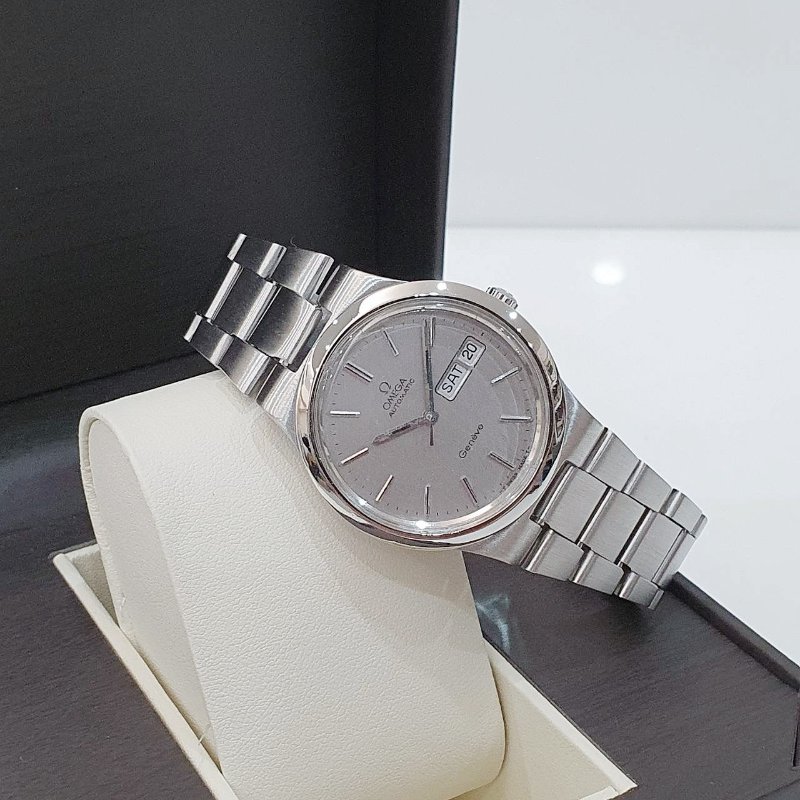 【大眾名錶】OMEGA歐米茄 166.0174 海馬系列 銀T柱面盤 錶徑36mm 1022自動上鍊 大眾名錶B1342-2