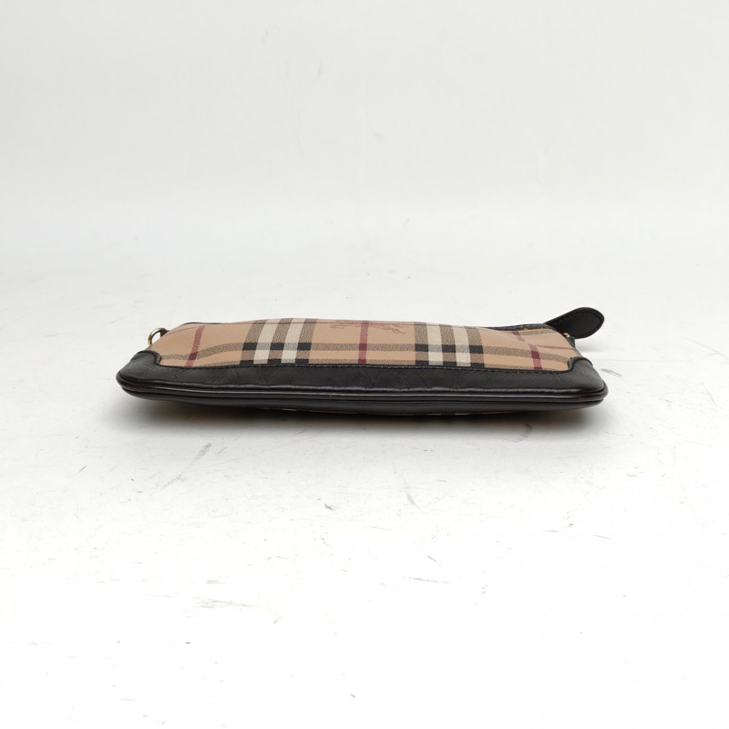 Burberry 巴寶莉格子PVC經典戰馬格紋斜挎包-3
