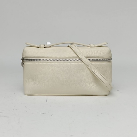 LORO PIANA ExtraPocketL手提包白色牛皮