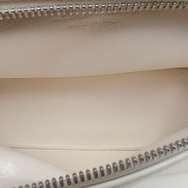 LORO PIANA ExtraPocketL手提包白色牛皮-4