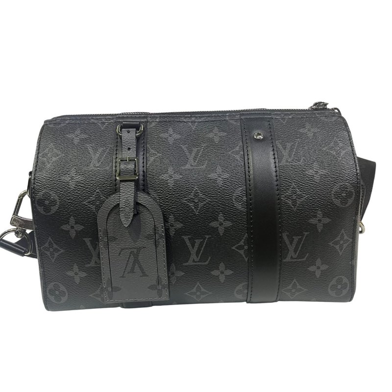 【美收精品】 LV黑色經典老花肩背包 5-453-1