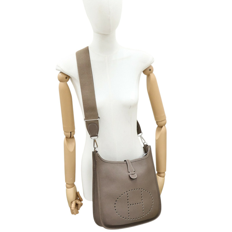 大象灰 TC牛皮 Evelyne 29 肩背包 A刻【HERMES 愛馬仕】 H056277CK-6