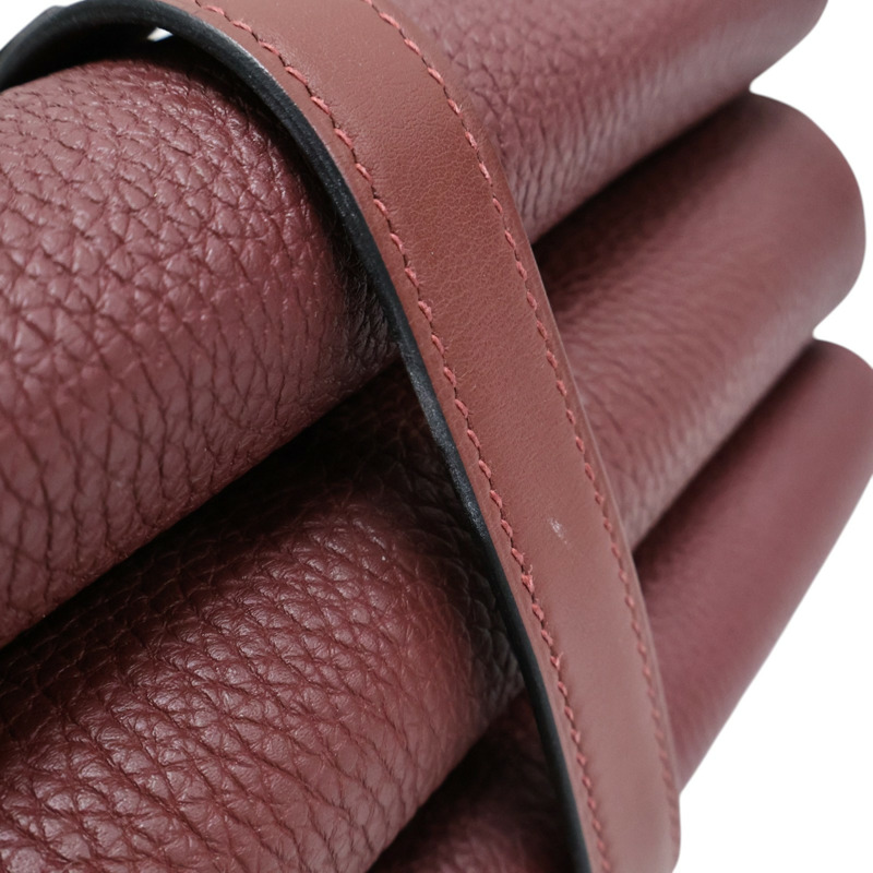 愛馬仕紅 TOGO牛皮 Simone 手提包 Y刻【HERMES 愛馬仕】-9