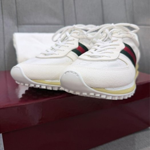 💎Han's house精品服飾💎GUCCI Re-Motion 滿版 GG 鞋 現貨 UK9 原價31000-7