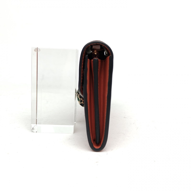 BVLGARI SerpentiForever蛇頭包woc錢包磚紅色牛皮肩背包-1