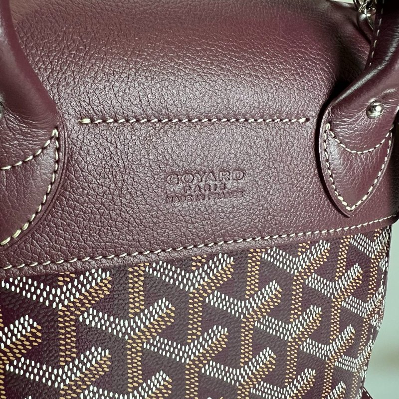 GOYARD 酒紅Alpin Mini後背包-7