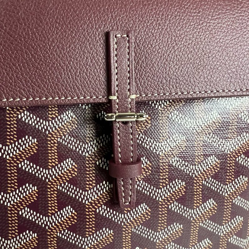 GOYARD 酒紅Alpin Mini後背包-8