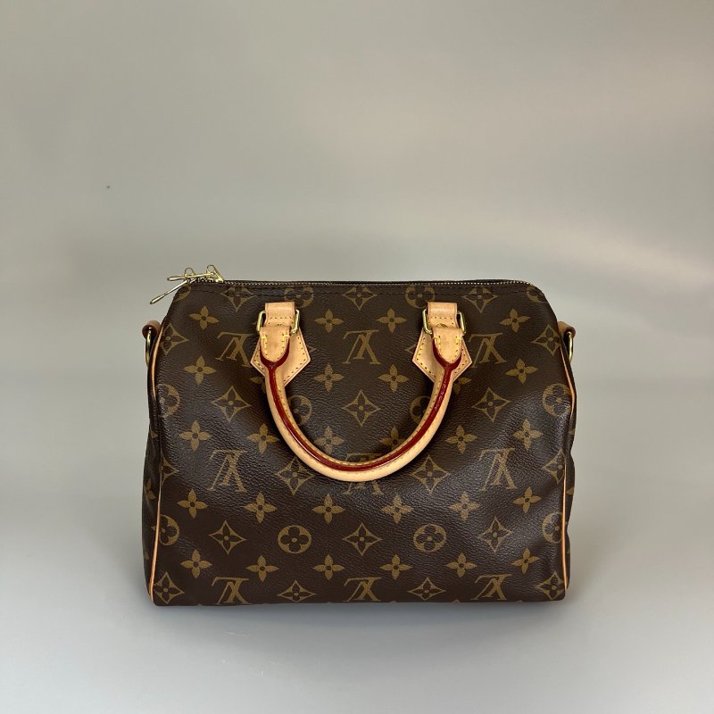 LV 老花Speedy Bandoulière 25 肩背包-1