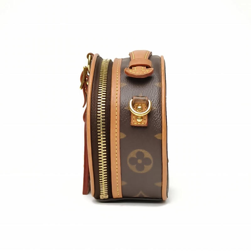 LOUIS VUITTON PETITEBOITECHAPEAU硬圓餅Mini老花PVC晶片肩背包-1
