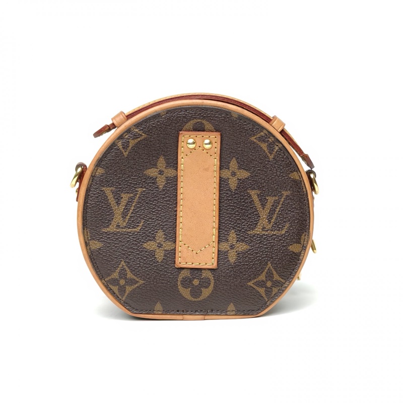 LOUIS VUITTON PETITEBOITECHAPEAU硬圓餅Mini老花PVC晶片肩背包-2