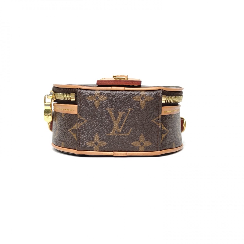 LOUIS VUITTON PETITEBOITECHAPEAU硬圓餅Mini老花PVC晶片肩背包-3