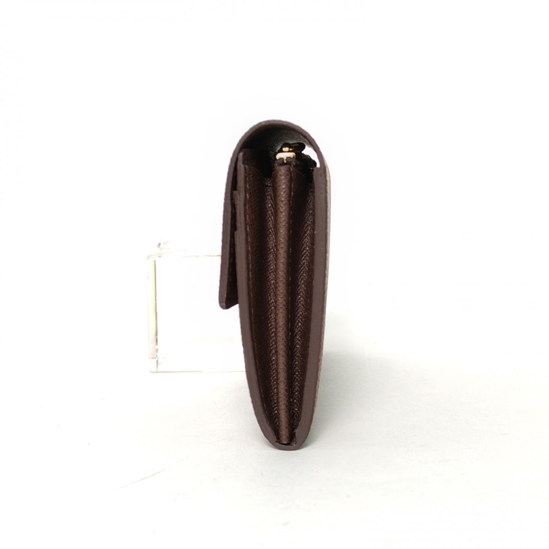 LOUIS VUITTON 棕色棋盤格PVC2010錢包-1