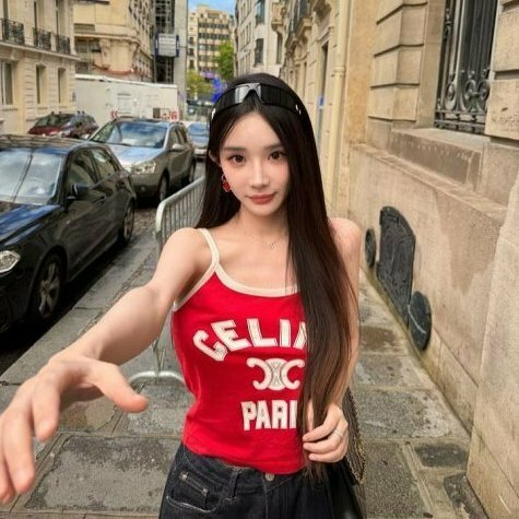 💎Han's house精品服飾💎CELINE 凱旋門 logo 小可愛 T 背心現貨 S ~ M 原價22000