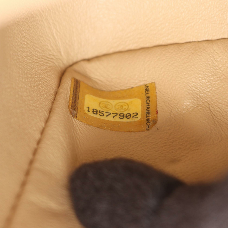 香奈兒 Jumbo Matelasse 30 經典大號 W 翻蓋鏈條單肩背包 A58600 皮革-4