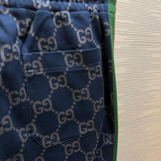 💎Han's house精品服飾💎GUCCI 古馳 GG 滿版 長褲496920 原價46500-5