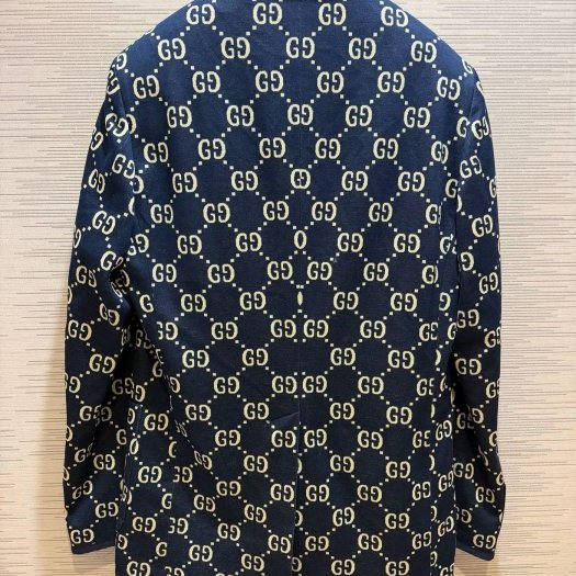 💎Han's house精品服飾💎GUCCI 滿版 老花 西裝 現貨 S ~ XL 原價76800-1